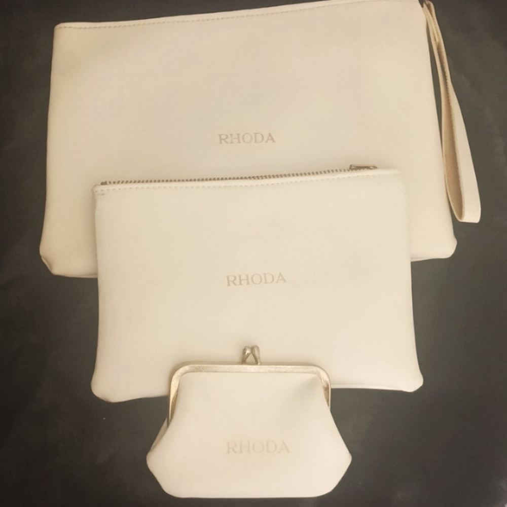 Vintage Rhoda set of 3 cosmetic bags